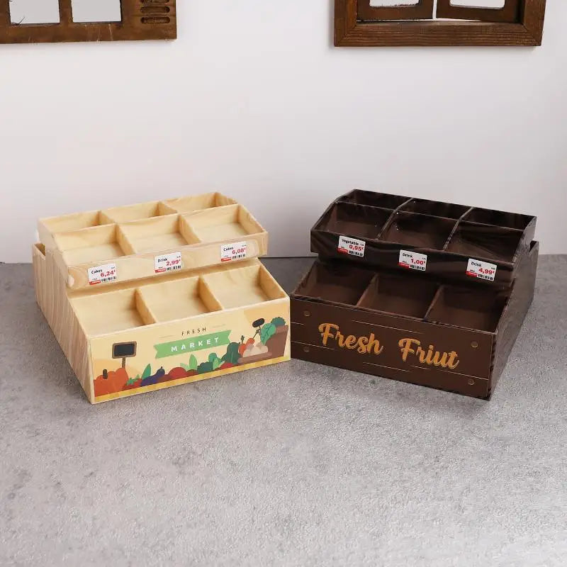 1 12 Dollhouse Simulation Supermarket Display Stand Fruit Vegetable Qme
