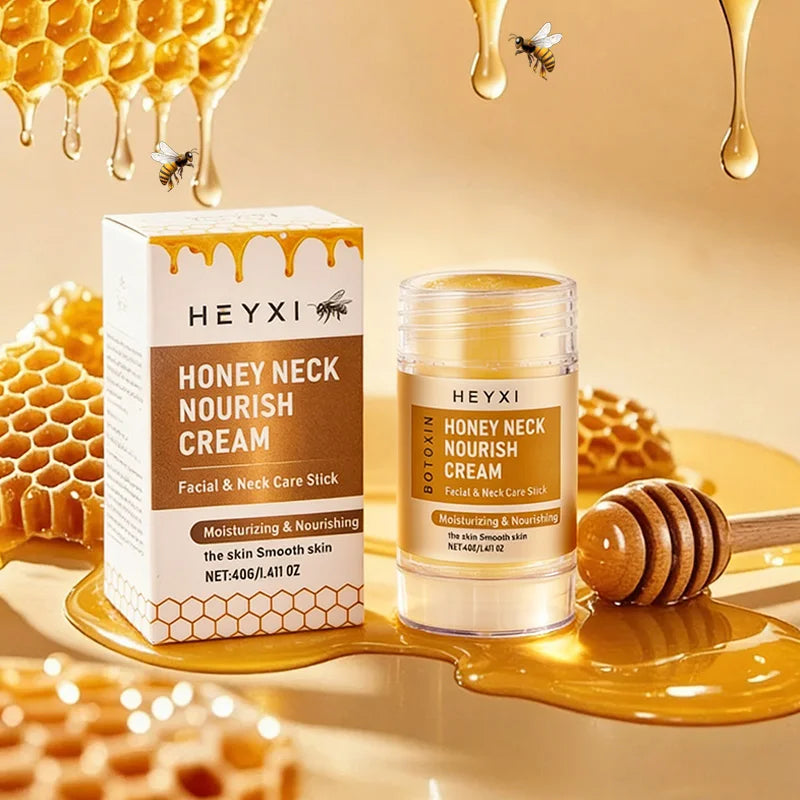Honey Neck Nourishing Cream Natural Ingredients Deep Moisturizing Qme 40g