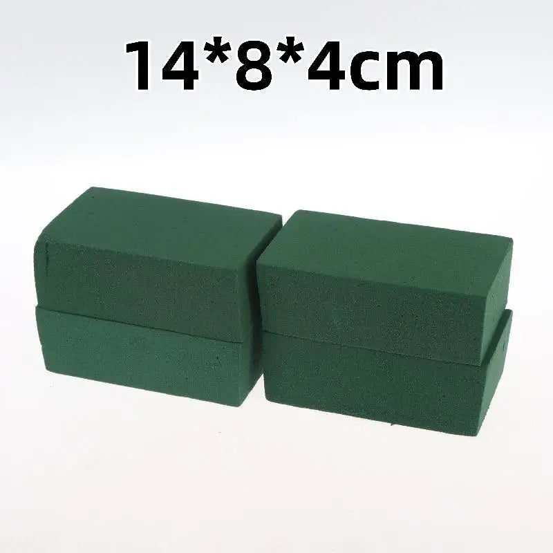 4Pcs Wet Floral Foam Blocks For Fresh And Artificial Flowers Home Wedding Party Holiday Decorations Qme 14x8x4cm 4pcs