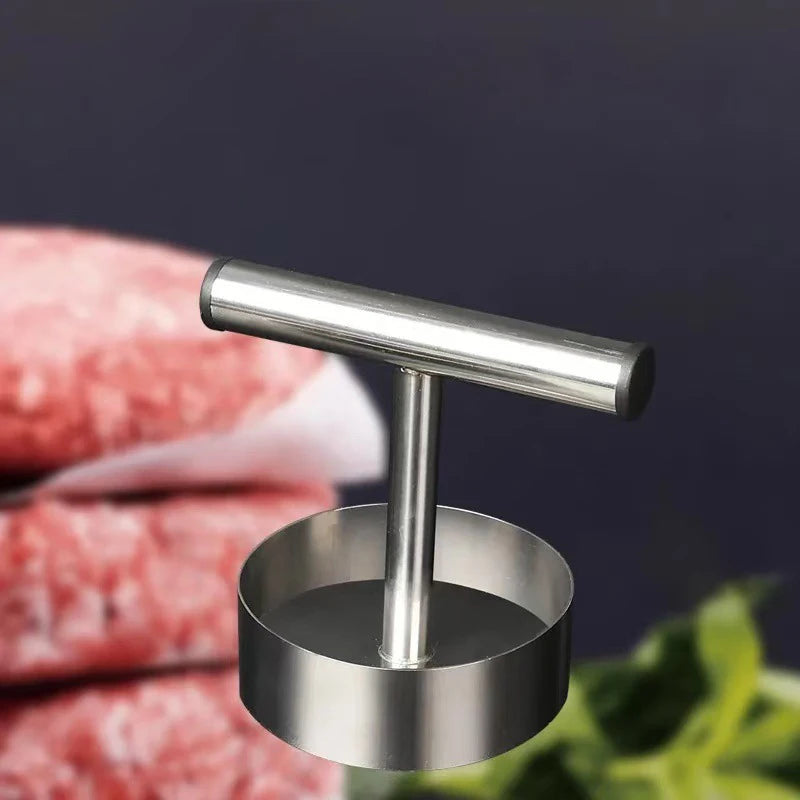 Stainless Steel Hamburger Patty Machine Press Mold Household Qme