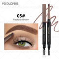 Dual-ended Eyebrow Pencil Brush Water Drop Pen Tip Spiral Head Design Qme 05
