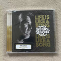 Classic Country Music CD Black-and-White Portrait Gold Foil Text Themed Cover Lyrical Narrative Country Golden Track Collection Qme Country Music