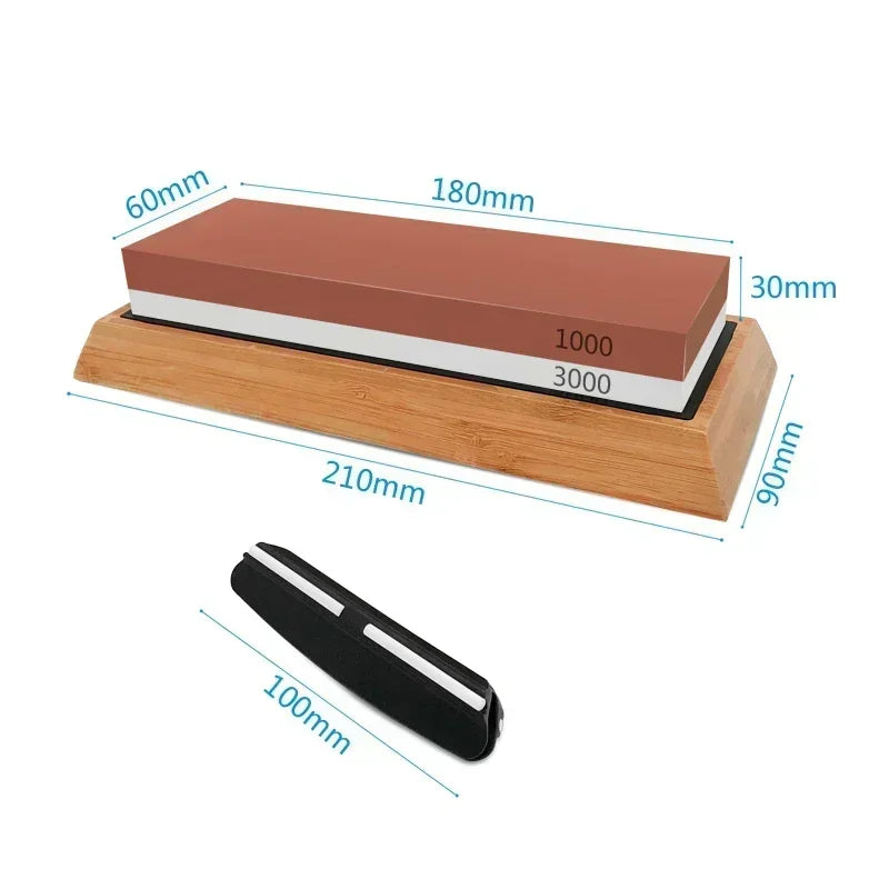 2 in 1 Professional Sharpening Stones Knife Sharpener Double-side Whetstone Grinder Stone Watster Stone Kitchen Gadgets Qme