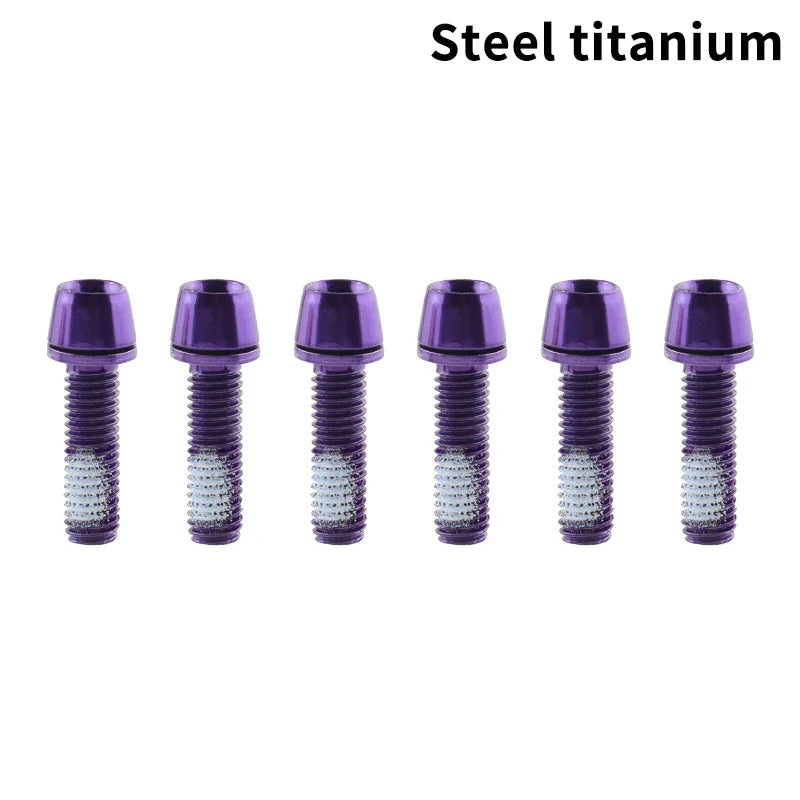 Mountain Bike Handle Screws M5x17mm Stem Bolts Road Bicycle Handlebar Qme A6