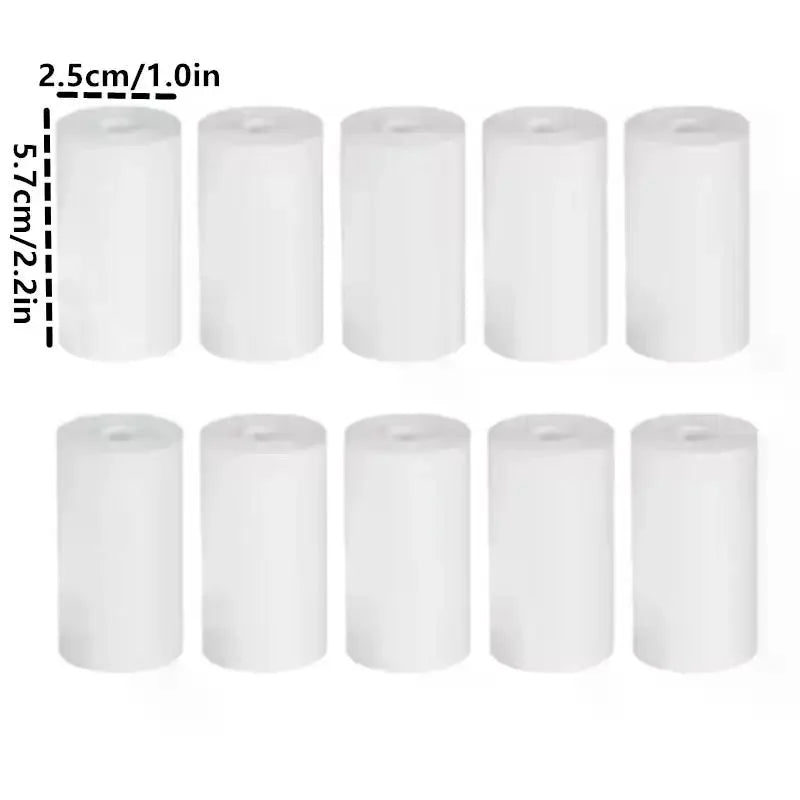 Student Use Thermal Paper Rolls 57x25mm Non-toxic Kids Instant Camera Qme