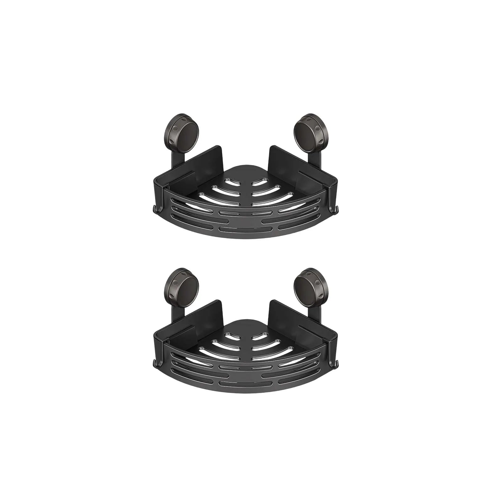 Suction Cup Corner Shelves No Drilling Bathroom Storage Rack Shower Shelf Suction Cup Caddy Corners Organizer Storage Rack Qme A One Size