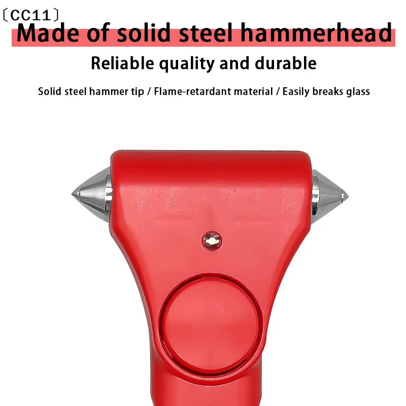 Vehicle Mounted Safety Hammer Rescue Window Breaking Escape Fire Qme