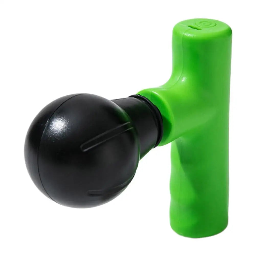 Portable Mini Massage Gun Handheld Deep Tissue Massager Back Leg Qme green
