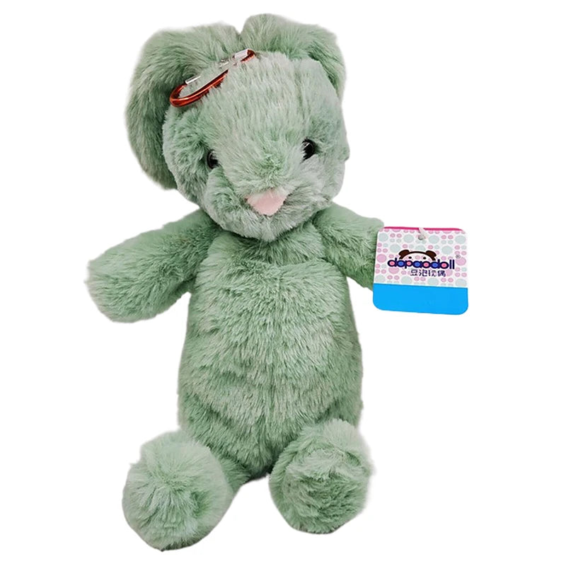 Animal Rabbit Shape Plush Pencil Case Cute Stuffed Toy Stationery Qme Green