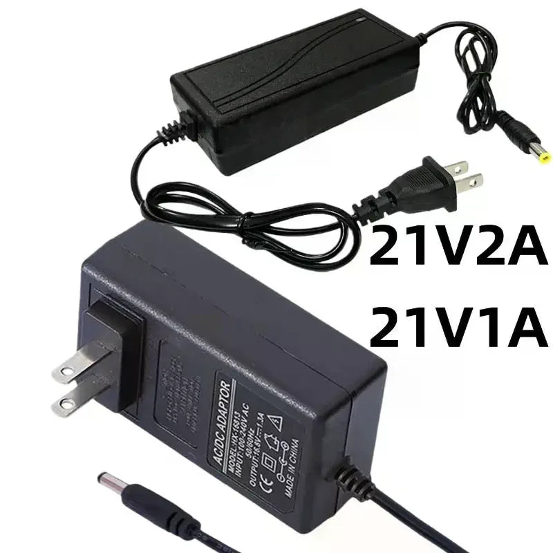 Universal Adapter Fast Charger 21V 1A 2A DC Electric Wrench Lithium Qme