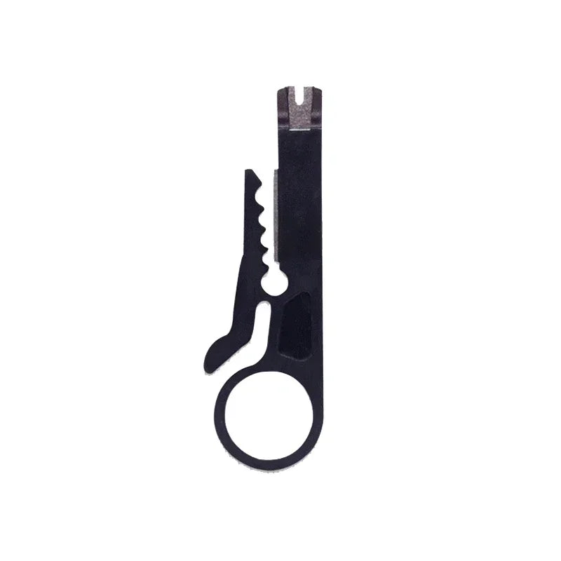 1PC Wire Stripper Knife Crimper Pliers Crimping Tool Cable Stripping Wire Cutter Multi Tools Cut Line Multifunctional Hand Tools Qme black