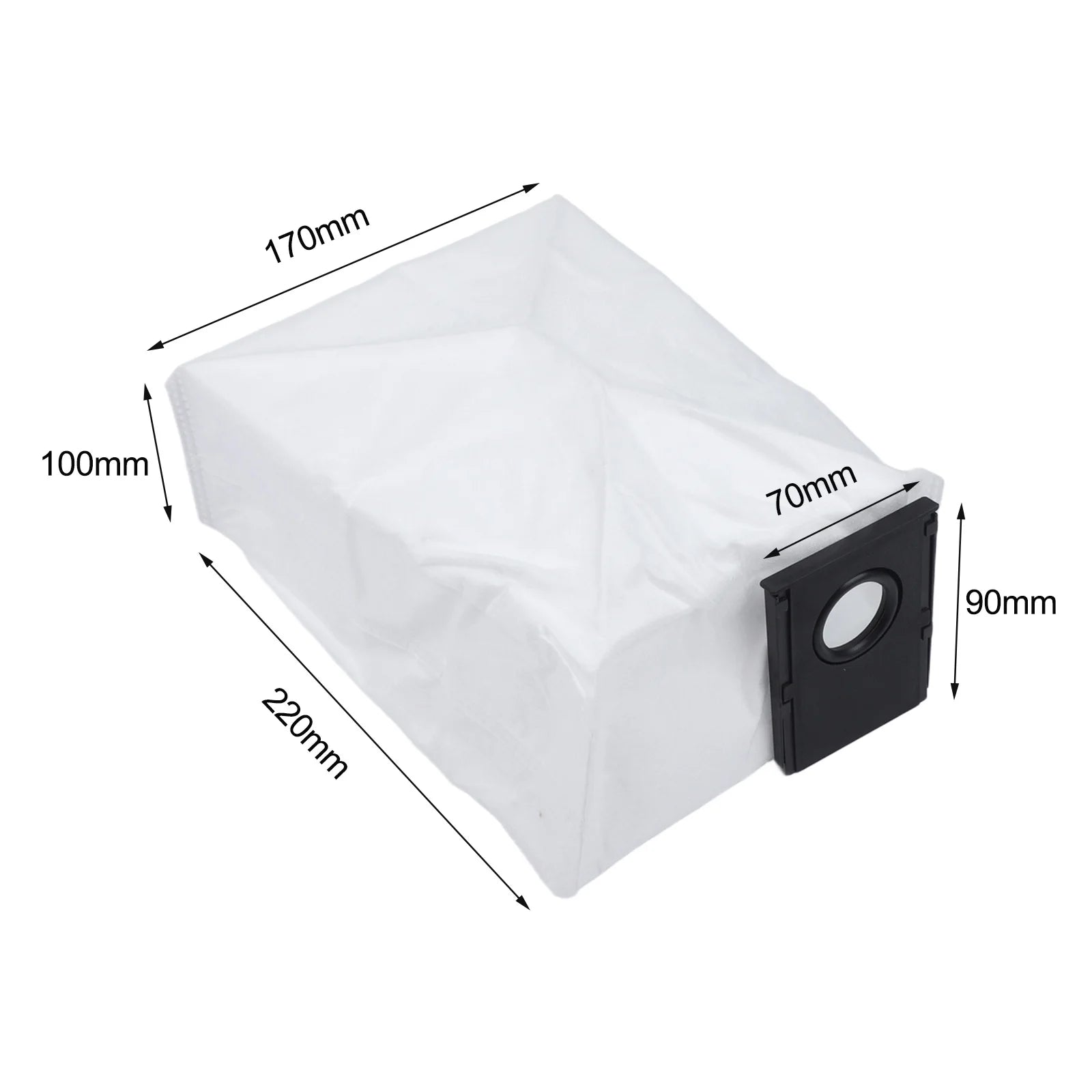 4/10 Pcs Replacement Dust Bags Compatible With For Eureka J15 For Evo Ultra Self-Emptying Robot Vacuum 3.5L Auto-Empty Bag Qme