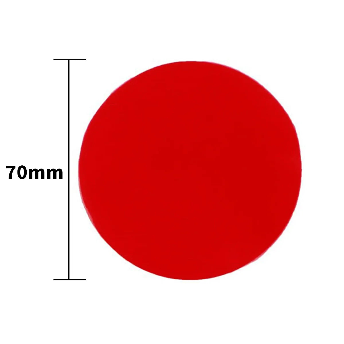 Acrylic Double Sided Tape Pads Waterproof No Trace Super Strong Self Adhesive Stickers for Car Home Qme Round 70mm 50pcs
