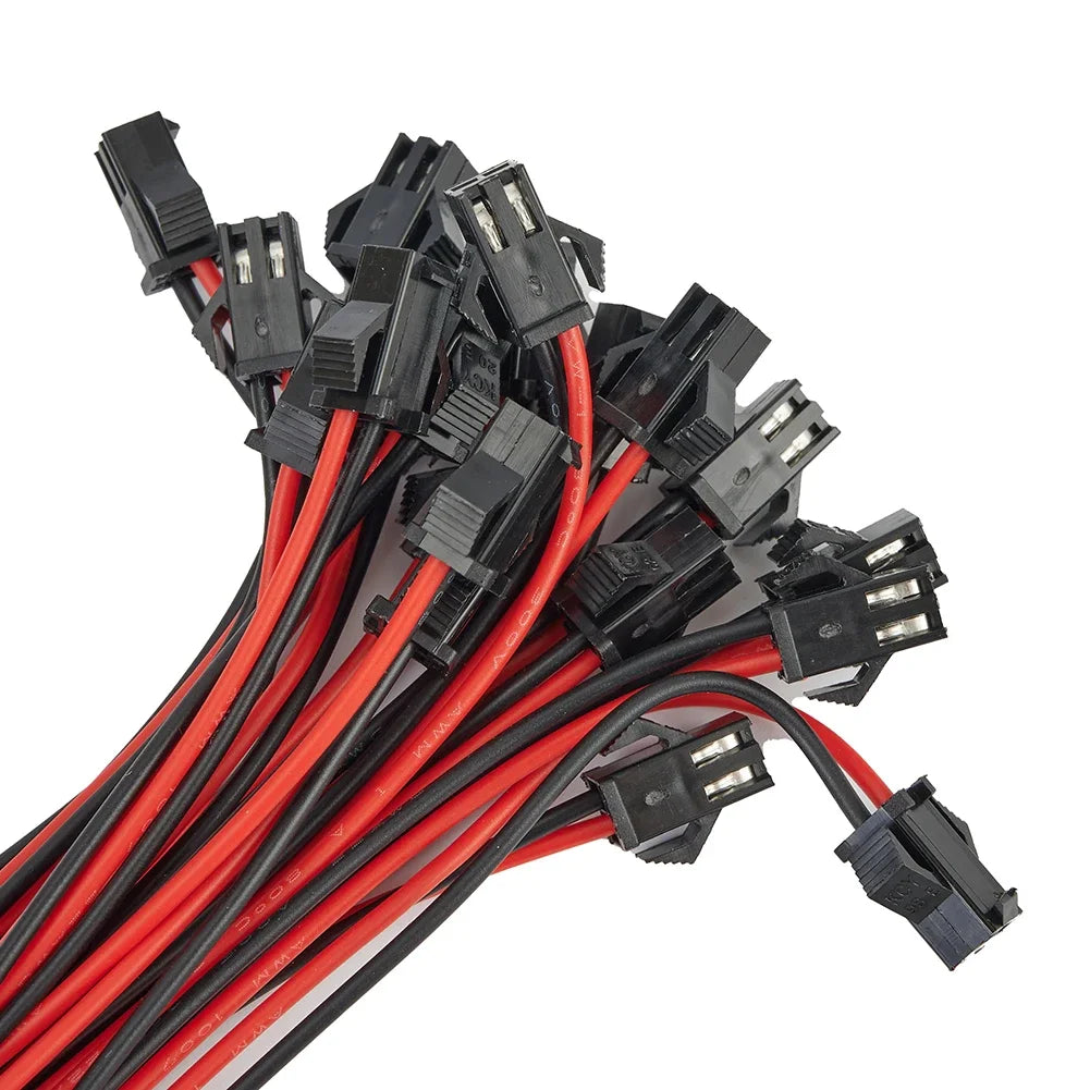 Wire Connector 2Pin JST SM Connector 22 AWG Adapter Female Vandesail 2.2mm/0.09" 20 Pairs Quality New Practical Qme