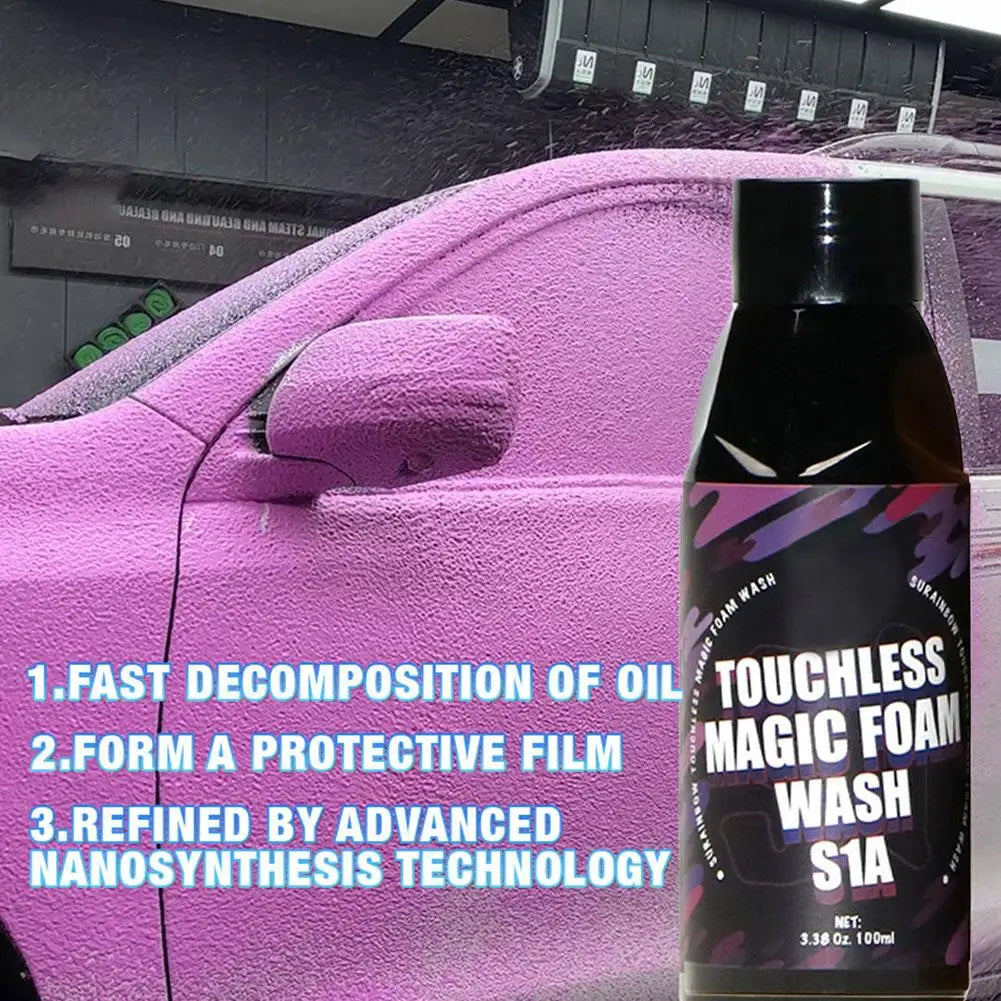 Pink Foaming Car Wash Soap (Works with Foam Cannons and Guns or Bucket Washes) Safe for Cars, Trucks, Motorcycles, RVs & More Qme