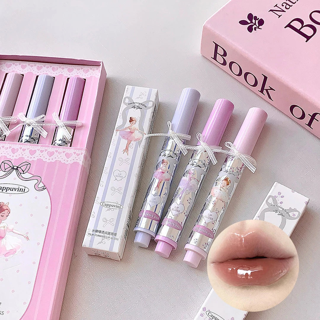 CAPPUVINI Ballet Girl Membrane Lip Gloss Long-wearing Non-smudging Qme