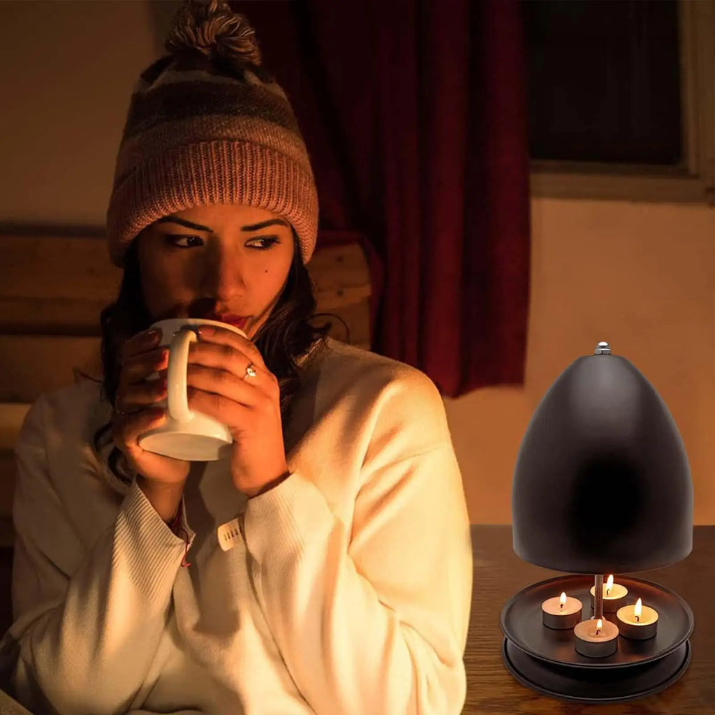 Tea Light Heater Metal Tealight Candle Room Large Space Oven Fast Qme