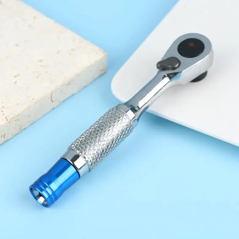 Mini Ratchet Wrench Magnetic Reversible Household Tool 72-tooth Qme