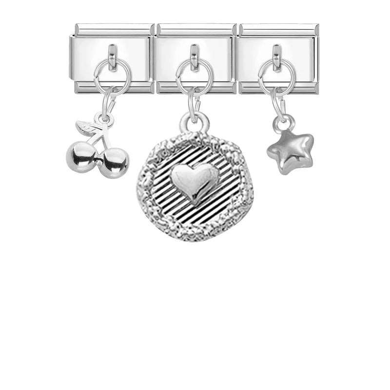 Fashion Pendant Series Lovely Dogs Cats Italian Charm Link Stainless