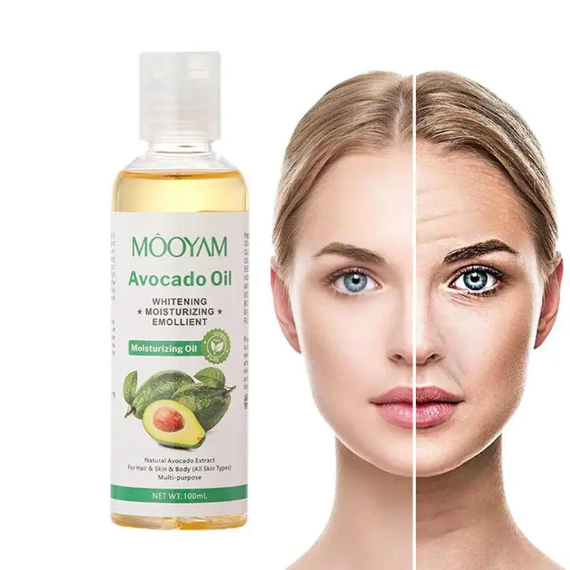 Facial Massage Oil Hydrating Soothing Coconut Avocado Vitamin Deep Qme
