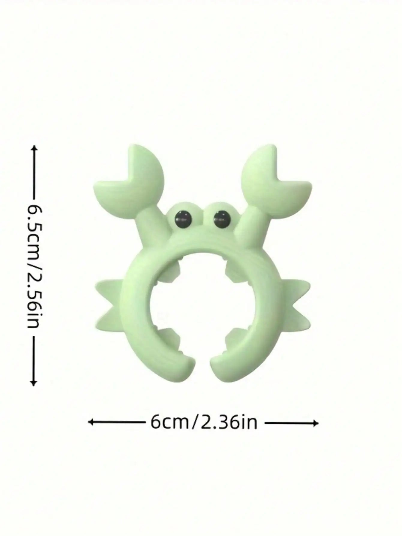 1 2 3 Crab Shaped Silicone Spatula Holder Kitchen Utensil Placement Qme