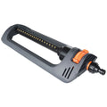 Oscillating Sprinkler 19 Hole Nozzles Lawn Sprinkler Swing Irrigation Sprinkler for Yard Qme Grey