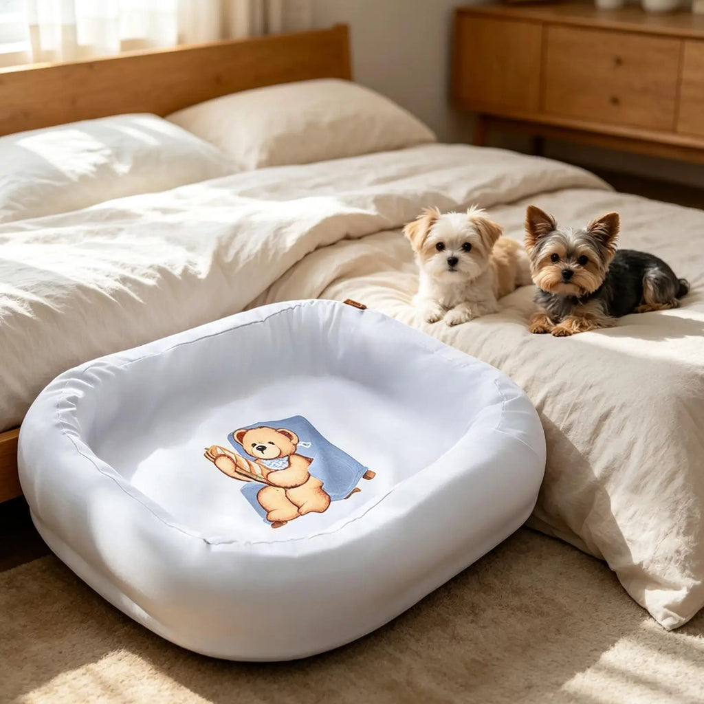 Dog Cover Bed Dustproof Pet Mattress Protector Replacement Elastic Qme