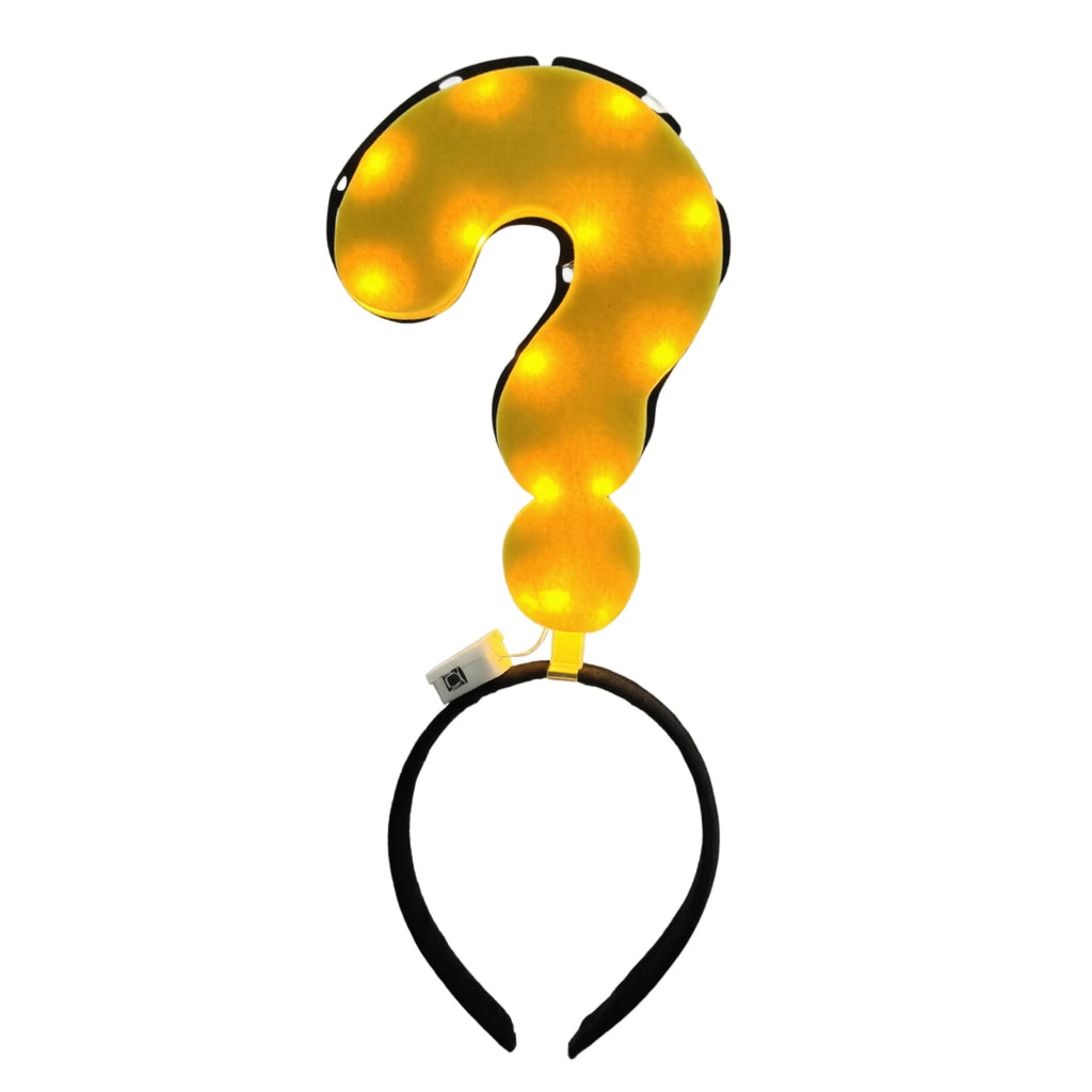 Creative Funny Question Exclamation Hair Headband Holiday Party Photography Props Kids Outdoor Anti-lost Arrow Headband Qme D