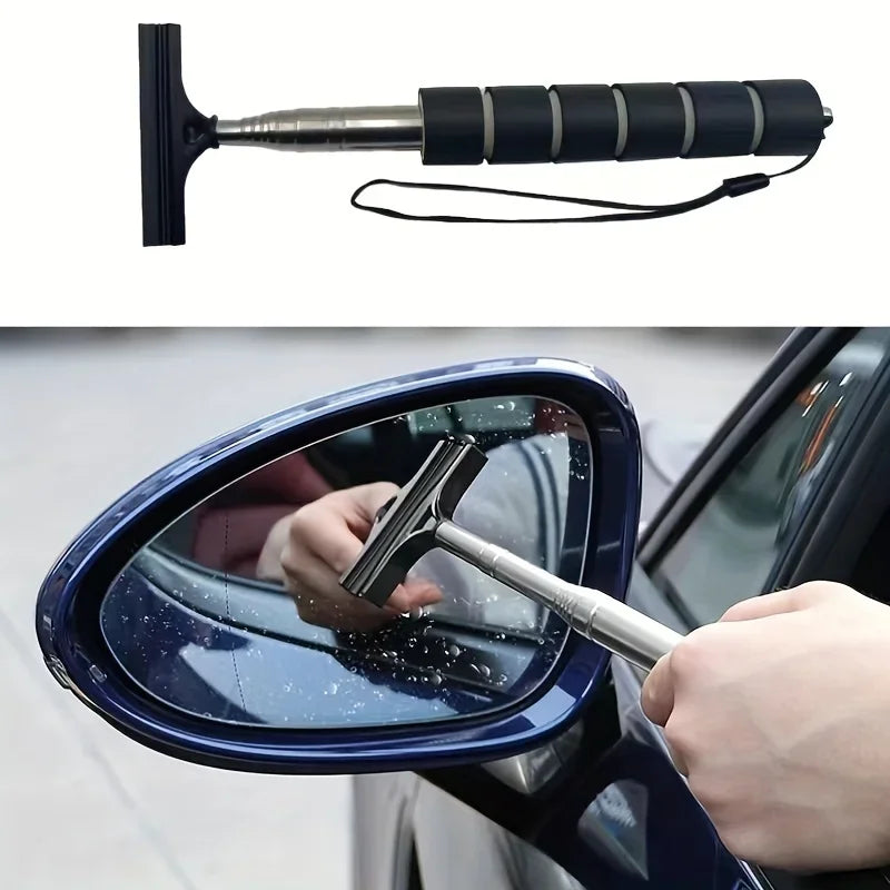 Car Mirror Wiper - The Ultimate Cleaning Tool for Your Car Mirrors! - For All Car Types - Suitable for Daily Car Cleaning Qme