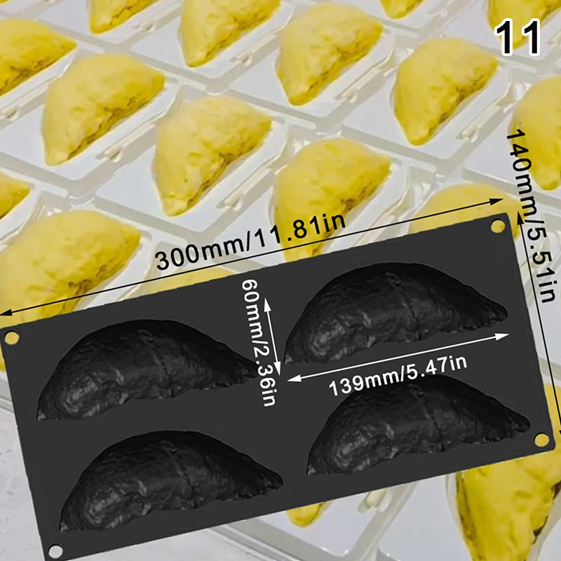 Pineapple Pear Peach Fruit Series Cake Silicone Mold Mango Orange