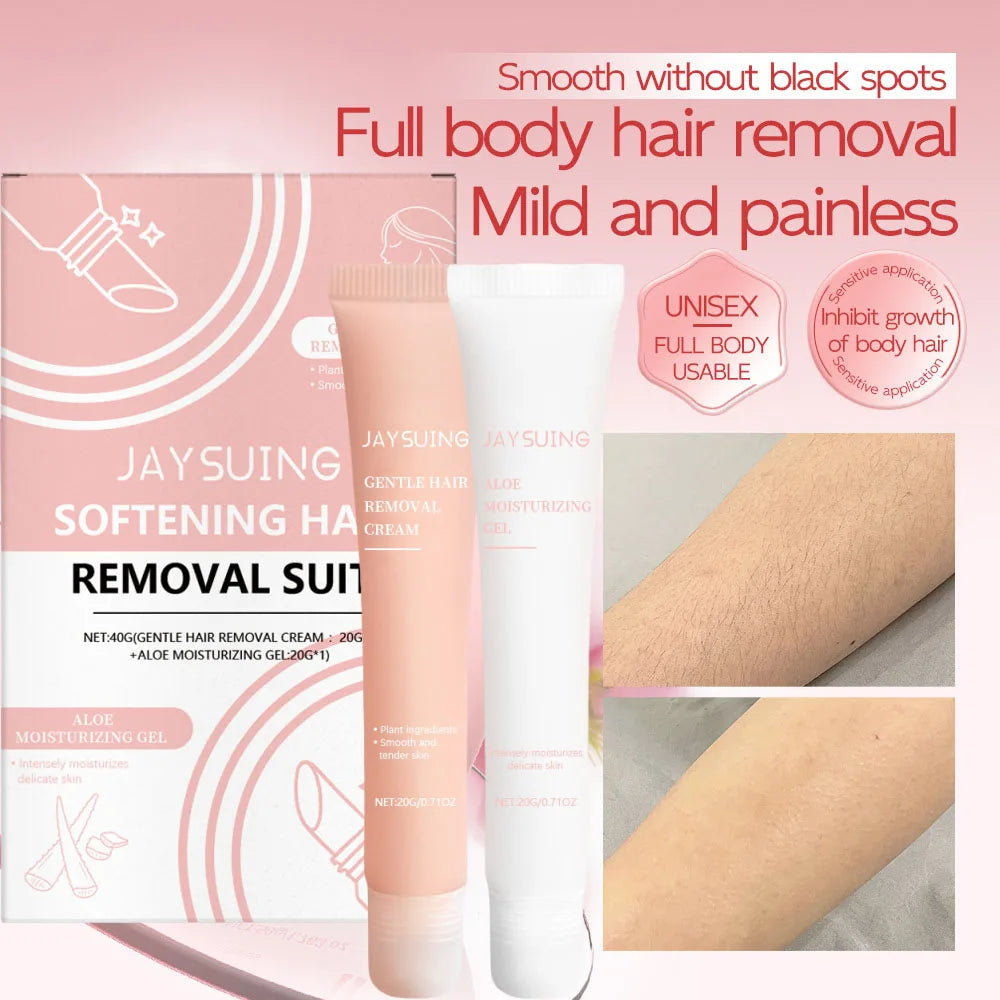 3 Minutes Fast Hair Removal Cream Painless Hair Growth Inhibitor Lip Face Arm Armpit Leg Permanent Depilatory for Men Women Care Qme