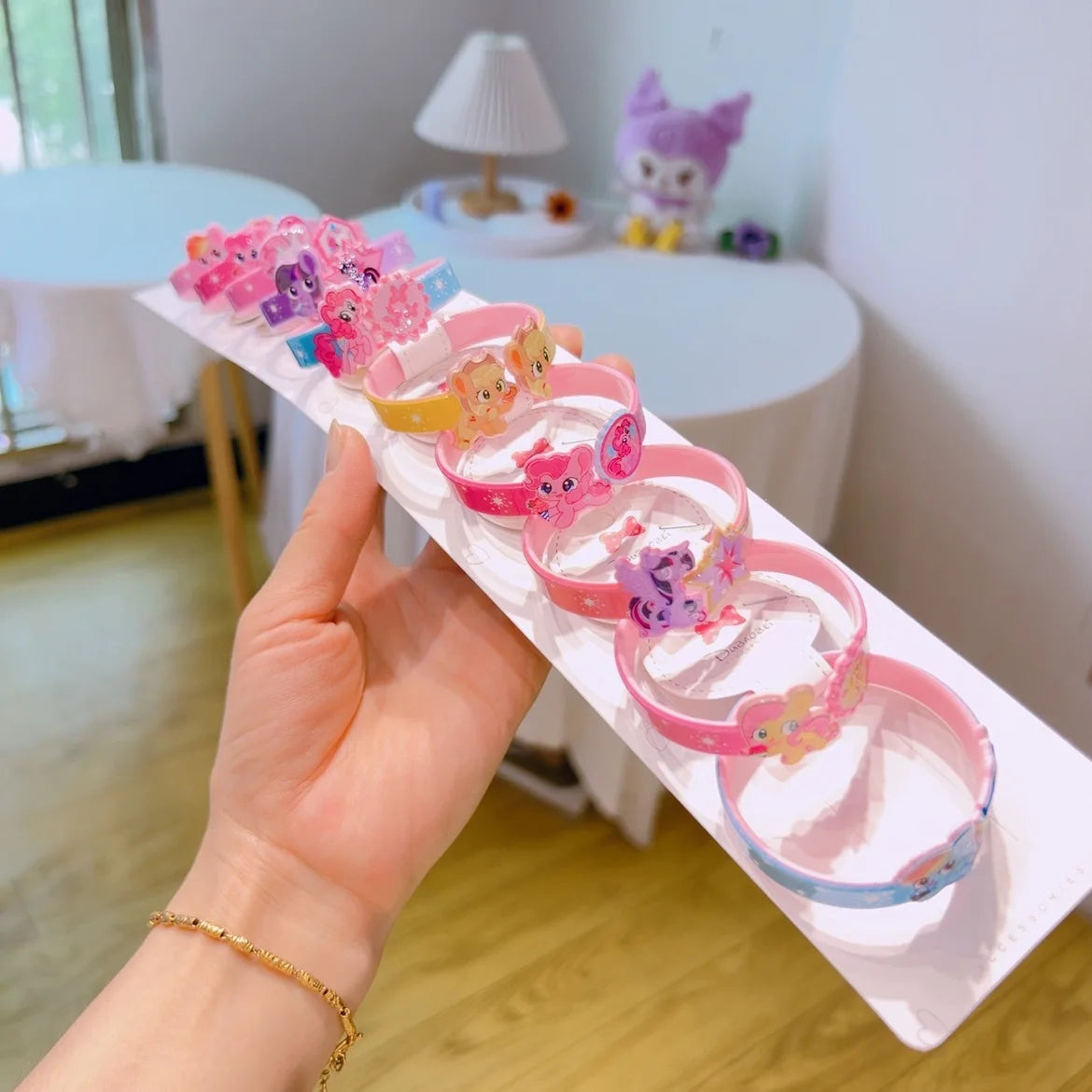Hello Kitty Kuromi Star Dye Bracelet Student Cartoon Jewelry Cute Qme 10