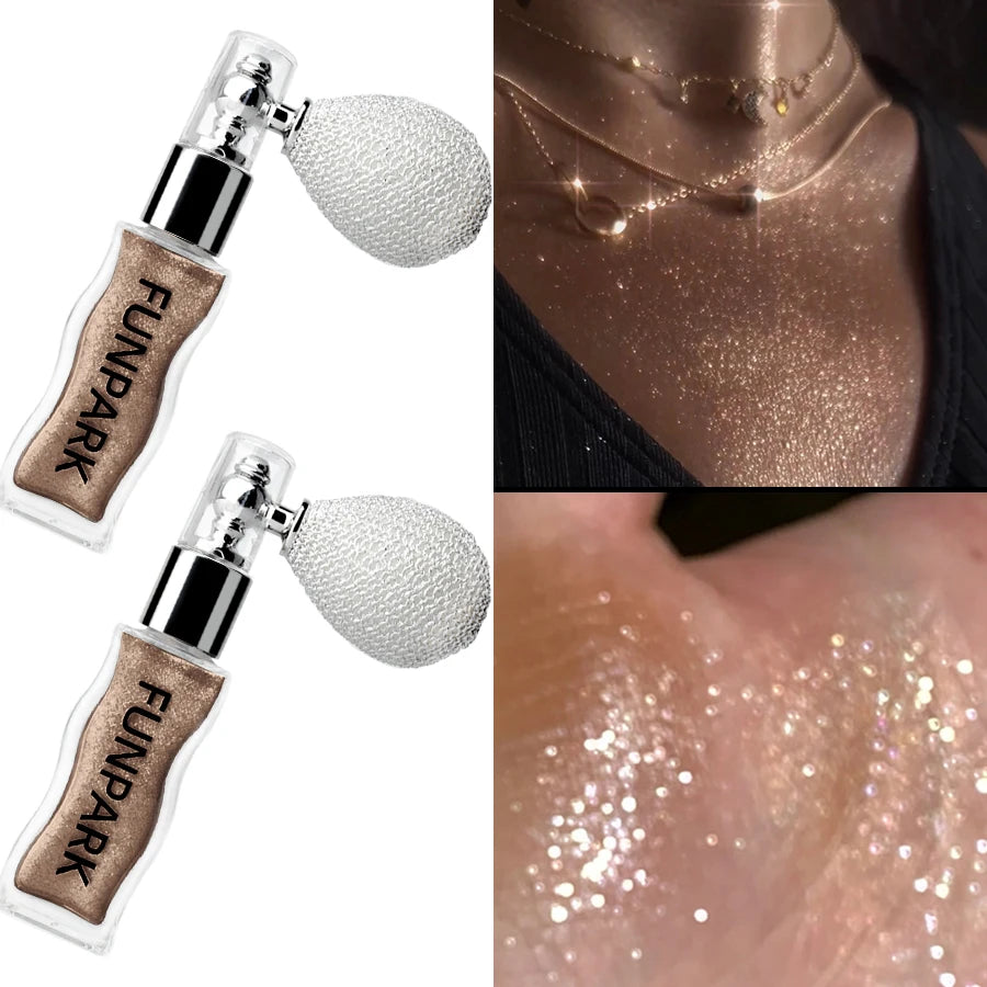 Highlighter Powder Brightens Whole Body Sparking Face Korean Makeup Qme