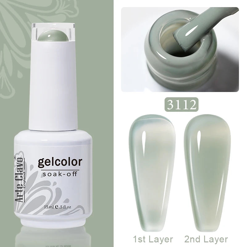 Arte Clavo Macaron Spring Series Gel Nail Polish Pigment Semi Qme 3112