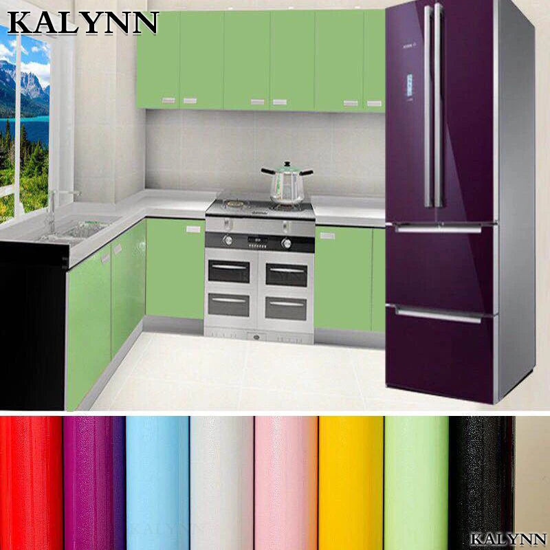 Shiny Green DIY Decorative Film PVC Self Adhesive Wall Paper Qme