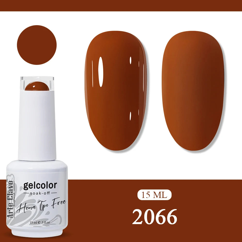 Arte Clavo Neon Rainbow Colors Gel Nail Polish Semi Permanent Art UV