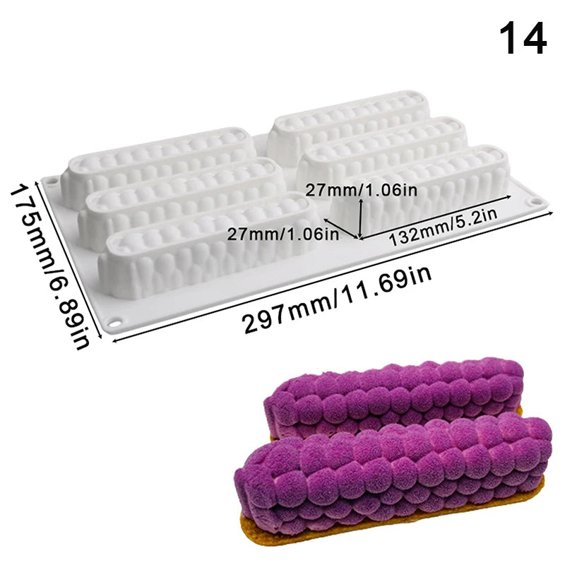 Strawberry French Dessert Mousse Moldorange Baking Mould Pineapple Qme 14