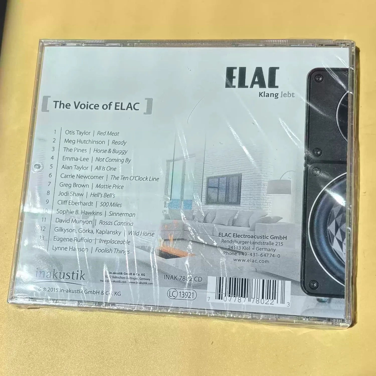 Collaborative Audiophile Demo Disc "The Voice of ELAC", High-End Speaker Test & Reference CD, Ideal for Audiophiles & Collectors Qme