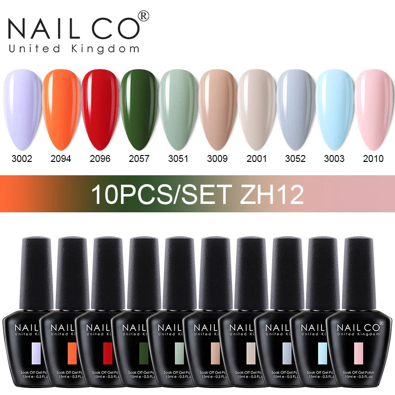 NAILCO Jelly Macarone Gel Polish Nail Art All Manicure Semi-permanent