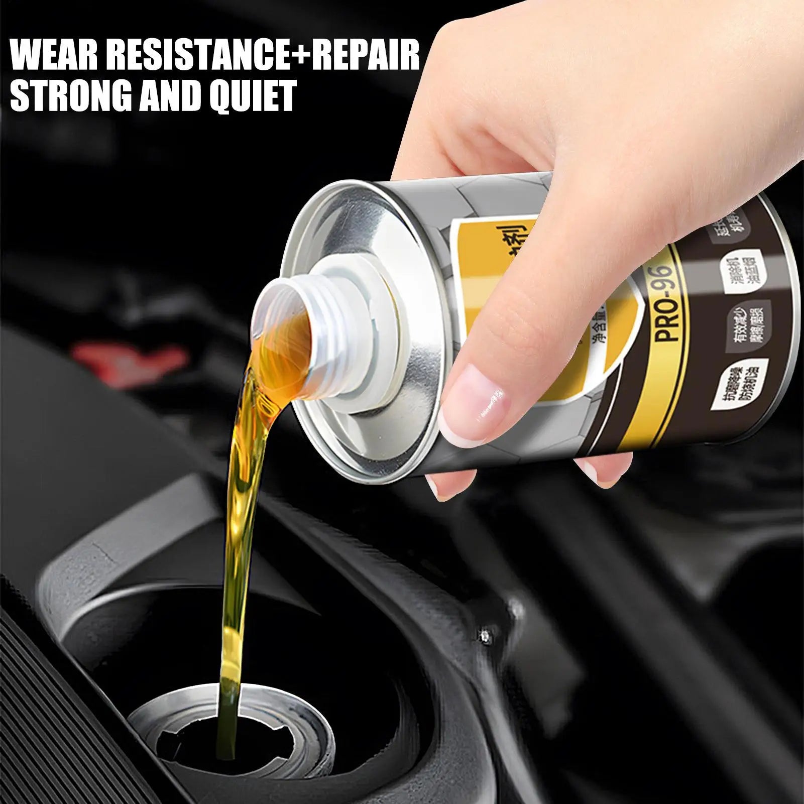 1pc Engine Repair Additive 60ml Friction Modified Car Engine Restoration Agent Vehicle Engine Maintenance Supplies For Cars SUVs Qme