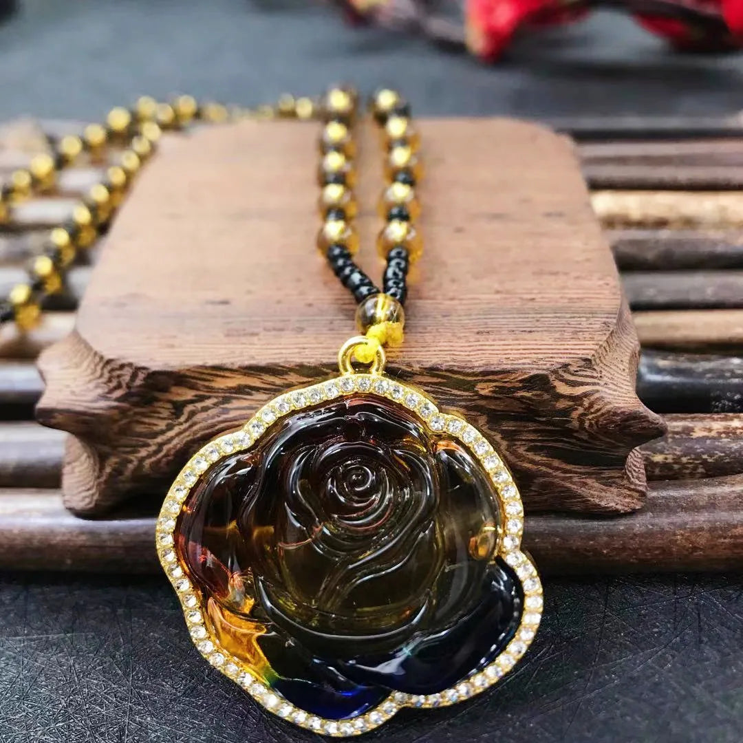Green Jade Buddha Pendant Necklaces Women Amulet Exquisite Chinese Style Lucky Maitreya Necklace Jewelry New Daily Style Drop Qme