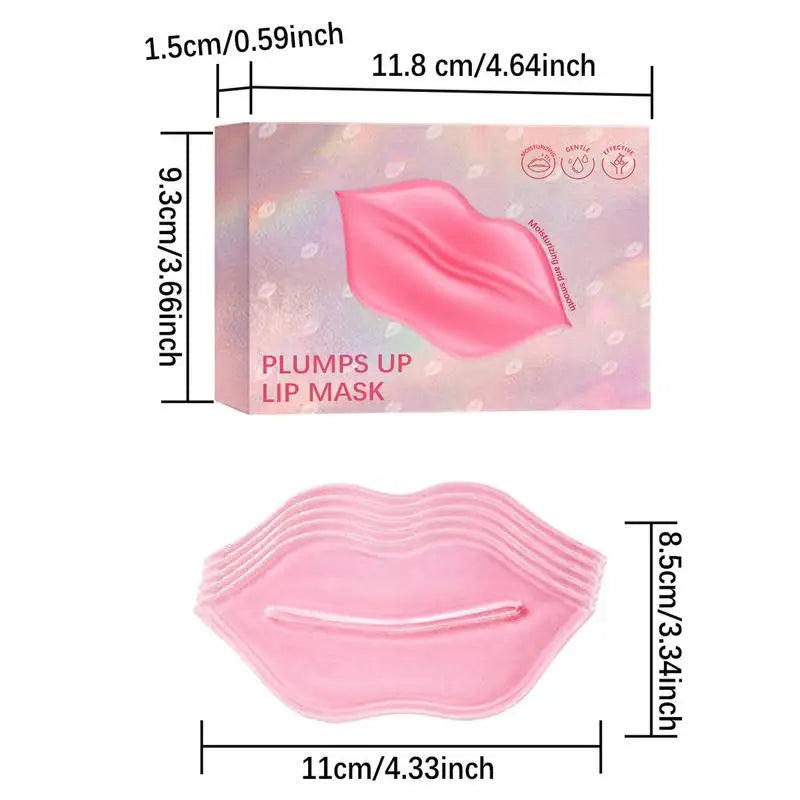 Moisturizing Plumping Lip Film Nourish Repair Patch Hydrating Lines Qme
