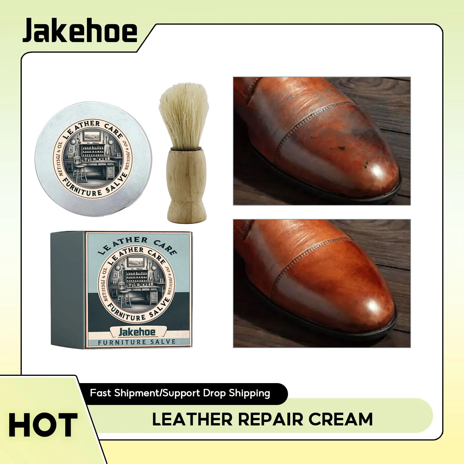 Leather Repair Cream Sofa Car Seat Leather Shoe Polishing Dirt Removal Holes Scratch Cracks Refurbishing Leather Restoring Paste Qme