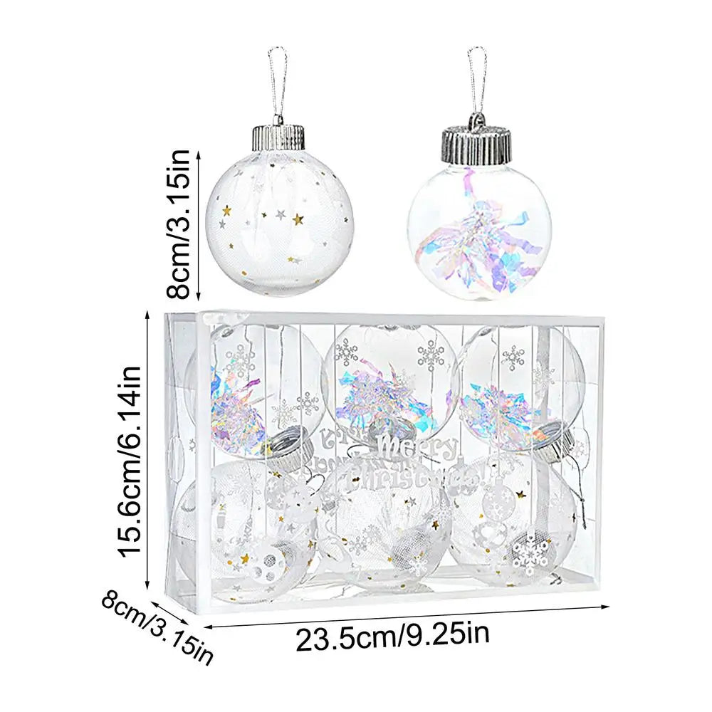 Christmas Ornaments Transparent Pendant Balls Tree Shopping Mall Qme B China Mainland AS SHOW