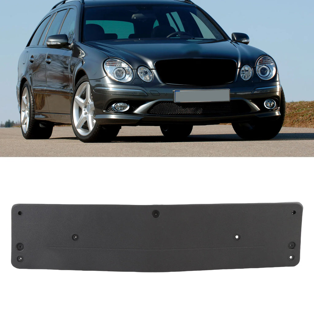 EU Standard Vehicle Front Bumper Number Plate Holder A2118170178 Anti Aging for Mercedes-Benz E-Class W211 2006 to 2009 Qme