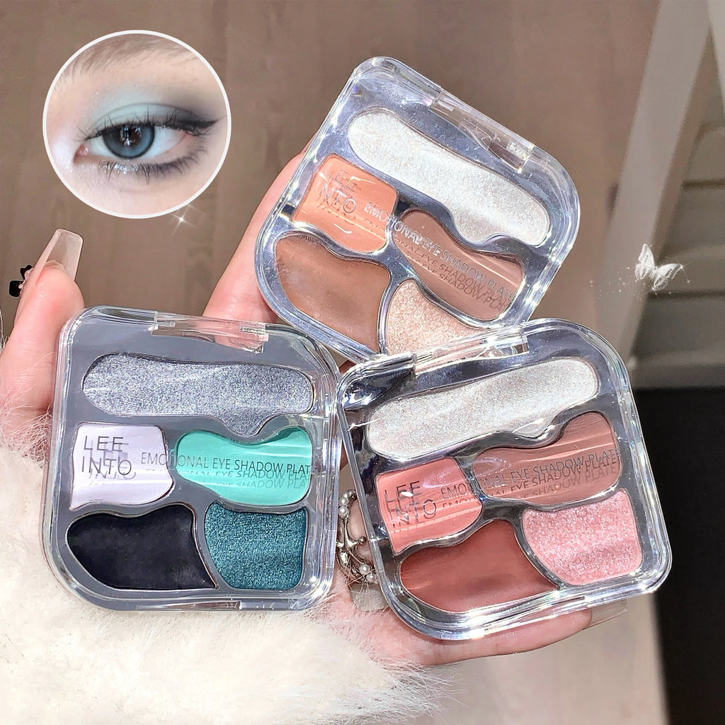 LEEINTO Five-color Comprehensive Eye Shadow Palette Matte Highlight Qme