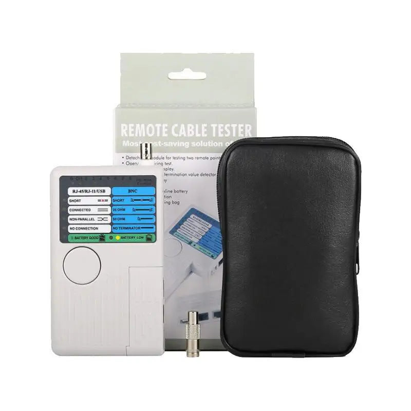 1 Multi Function Telephone Network Cable Tester RJ45 RJ11 USB BNC LAN Qme