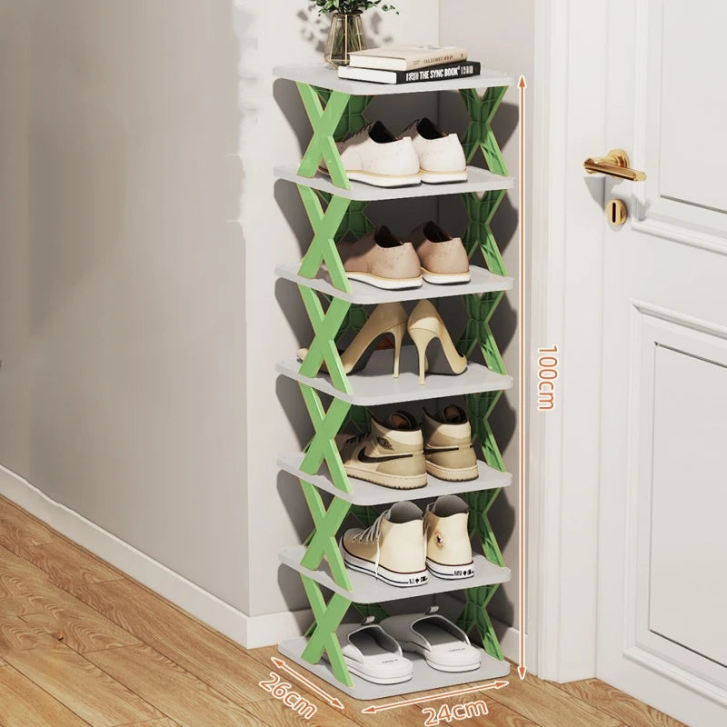 Multifunctional Shoe Cabinets Splicing Storage Rack Detachable Saving