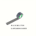 Black and White Checkered Shipping Tape, for Crafts, Packaging, Outdoor, Indoor Use Qme 4.5cm 1pc