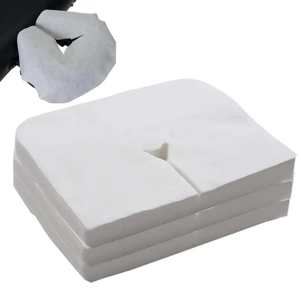 Massage Face Cradle Cover Bed Hole Towel Soft Facial Pillow Covers Qme